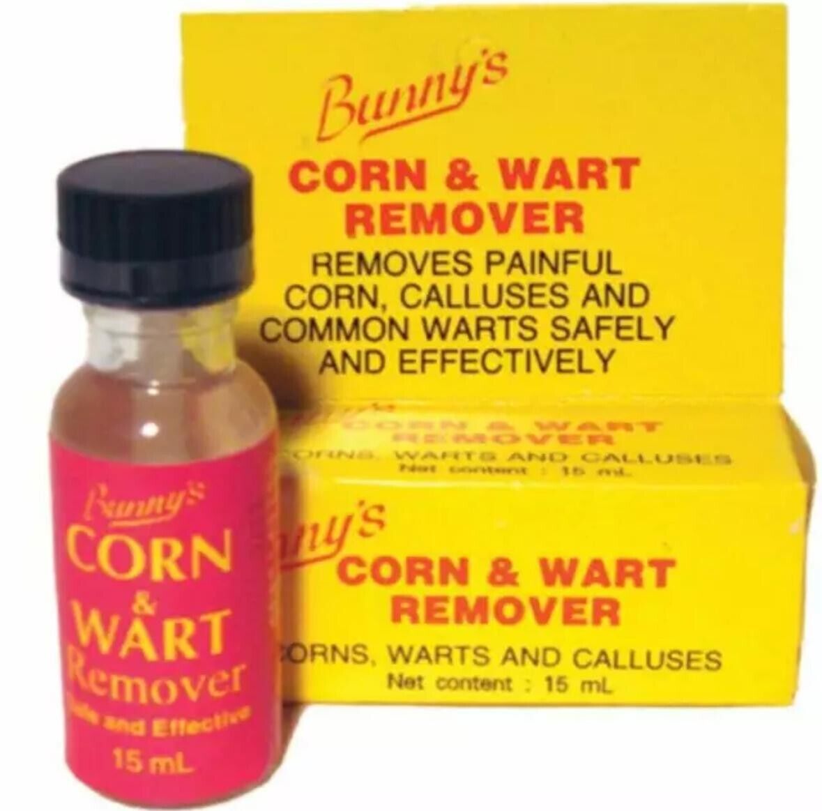 Jamaican Bunny's Corn & Wart Remover 15 ml (Pack of 2)