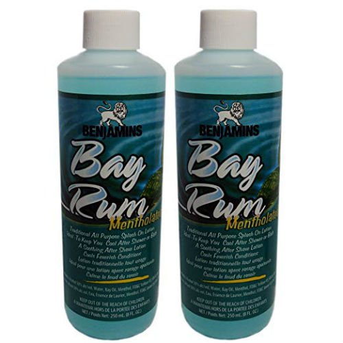 Benjamins Menthol Bay Rum 8oz  (Pack of 2)