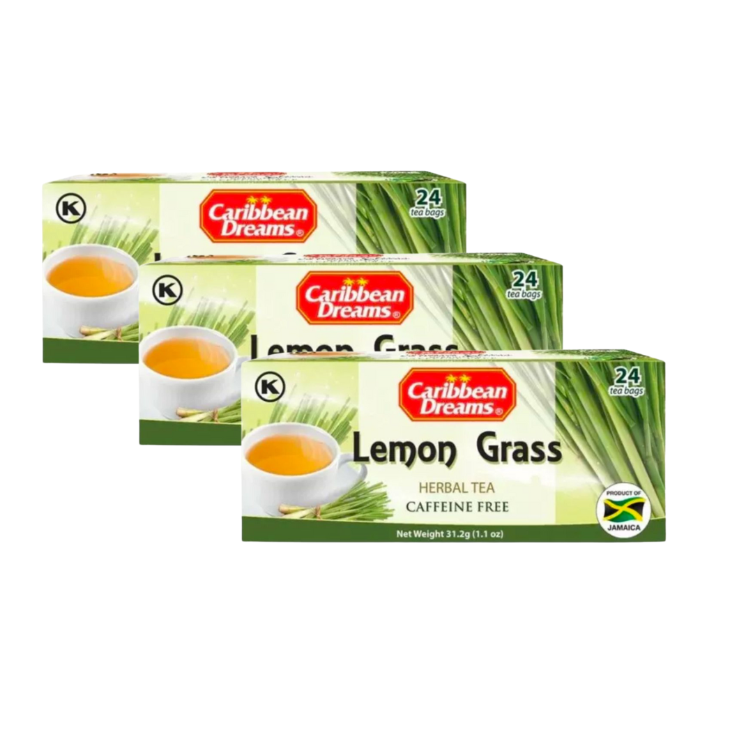 Caribbean Dreams Lemon Grass Tea Bags (Pack of 3)