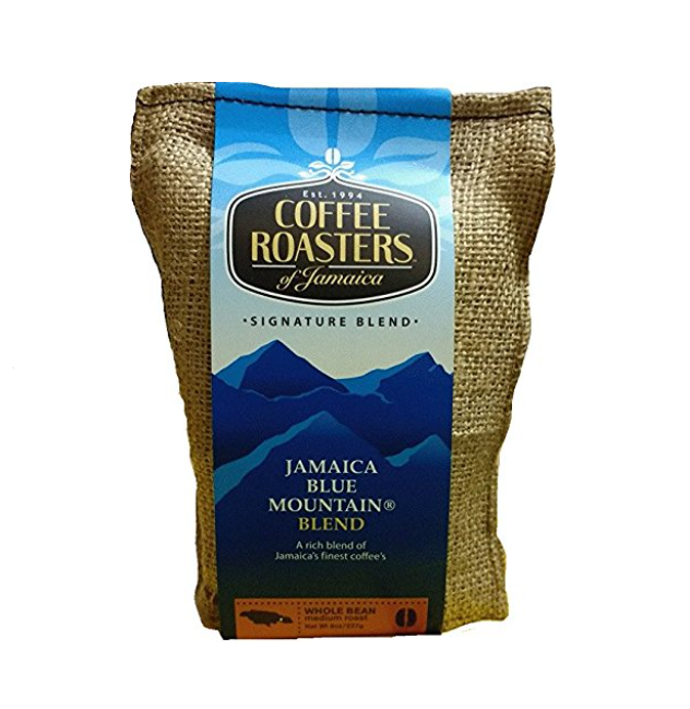 Coffee Roasters of Jamaica - Jamaica Blue Mountain Blend Whole Bean Coffee Medium Roast (8oz)