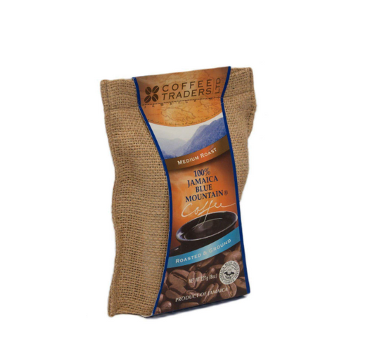 Coffee Trader Jamaica Blue Mountain Coffee- Medium Roasted & Ground 4oz