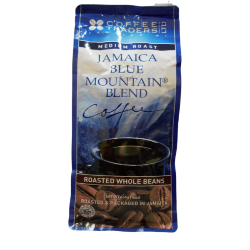 Coffee Traders Medium Roast Jamaica Blue Mountain Blend Coffee: Roasted Whole Beans, 16oz