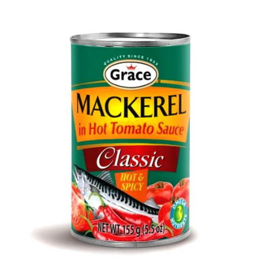 Grace Classic Mackerel Hot & Spicy 155g