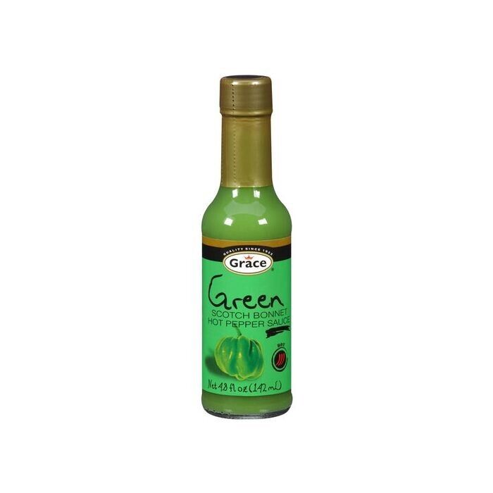 Grace Green Scotch Bonnet Hot Pepper Sauce 5 fl ozs