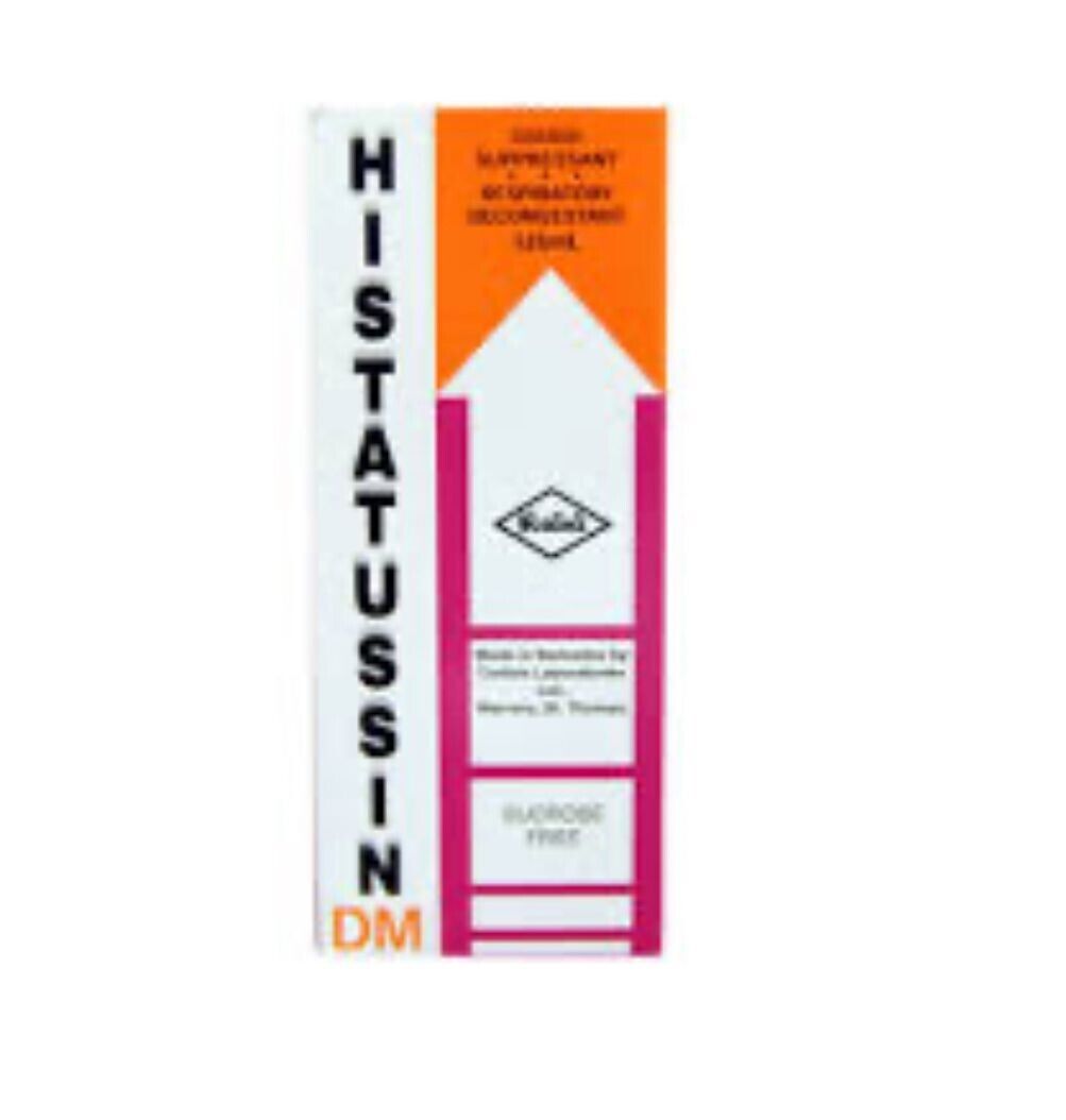 Histatussin Liquid Cough Suppressant Respiratory Decongestant (125ml)