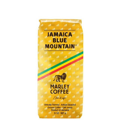 Marley Coffee Top Rankin', Jamaica Blue Mountain Ground Coffee, 8oz