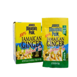 Jamaica Mountain Peak Instant Ginger Tea, Sweetened (10 sachets)