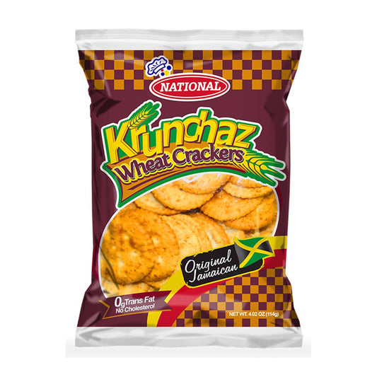 National Krunchaz Wheat Crackers 114g (3 Packs)