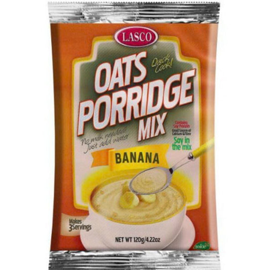 Lasco Oats Porridge Mix 120g - Banana