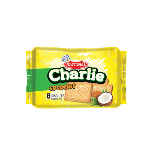 National Charlie Biscuits Coconut 50g (3 Packs)