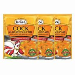 Pack of 3 Grace Cock Flavored Soup Mix 1.76 oz each