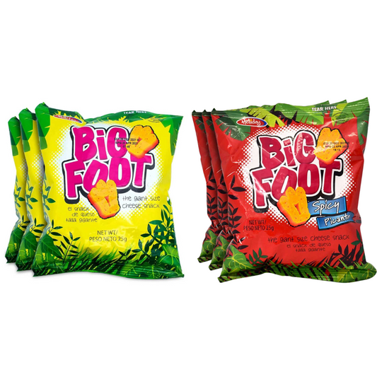 Regular & Spicy Big Foot Snack (Pack of 6)