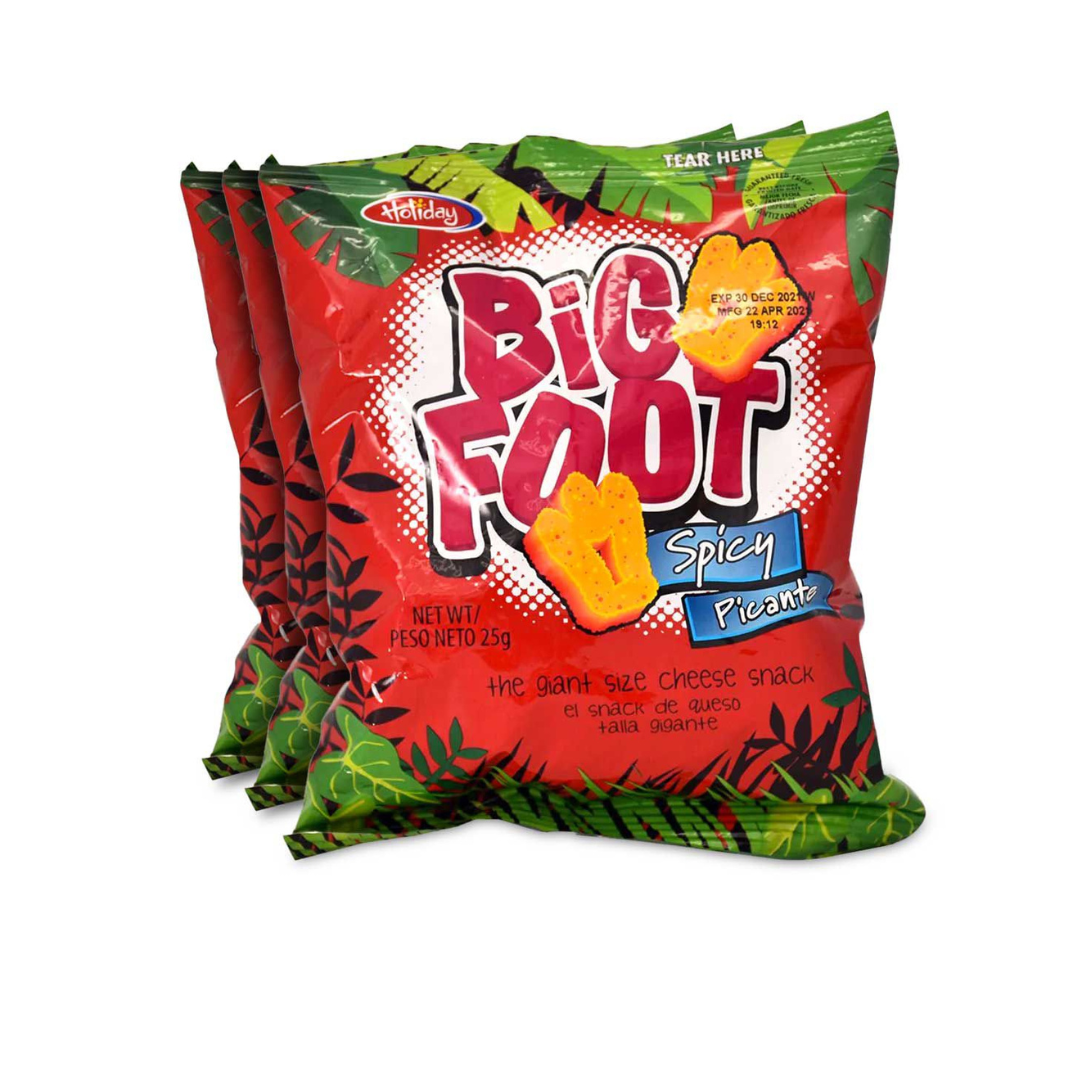 Spicy Big Foot Snack (Pack of 3)